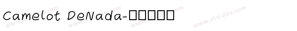 Camelot DeNada字体转换